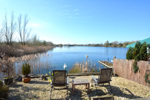 Sitting area by the lake- click for photo gallery